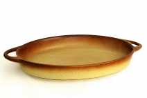 Блюдо овальное терракот 17,5 см 4307/7"